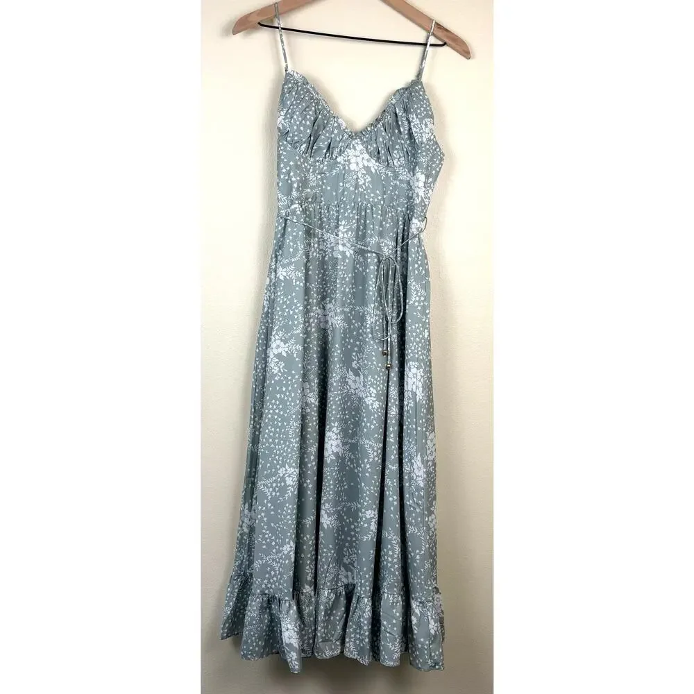 NWT Hello Molly Good Friend Midi Dress Size Medium / 6 in Sage - Picture 6 of 14